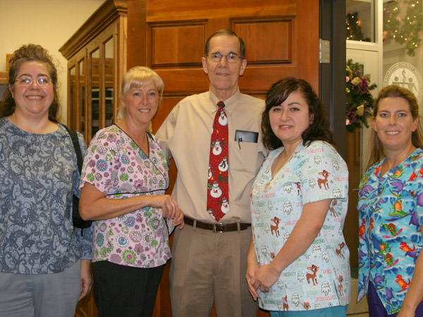 Dentist with Staff